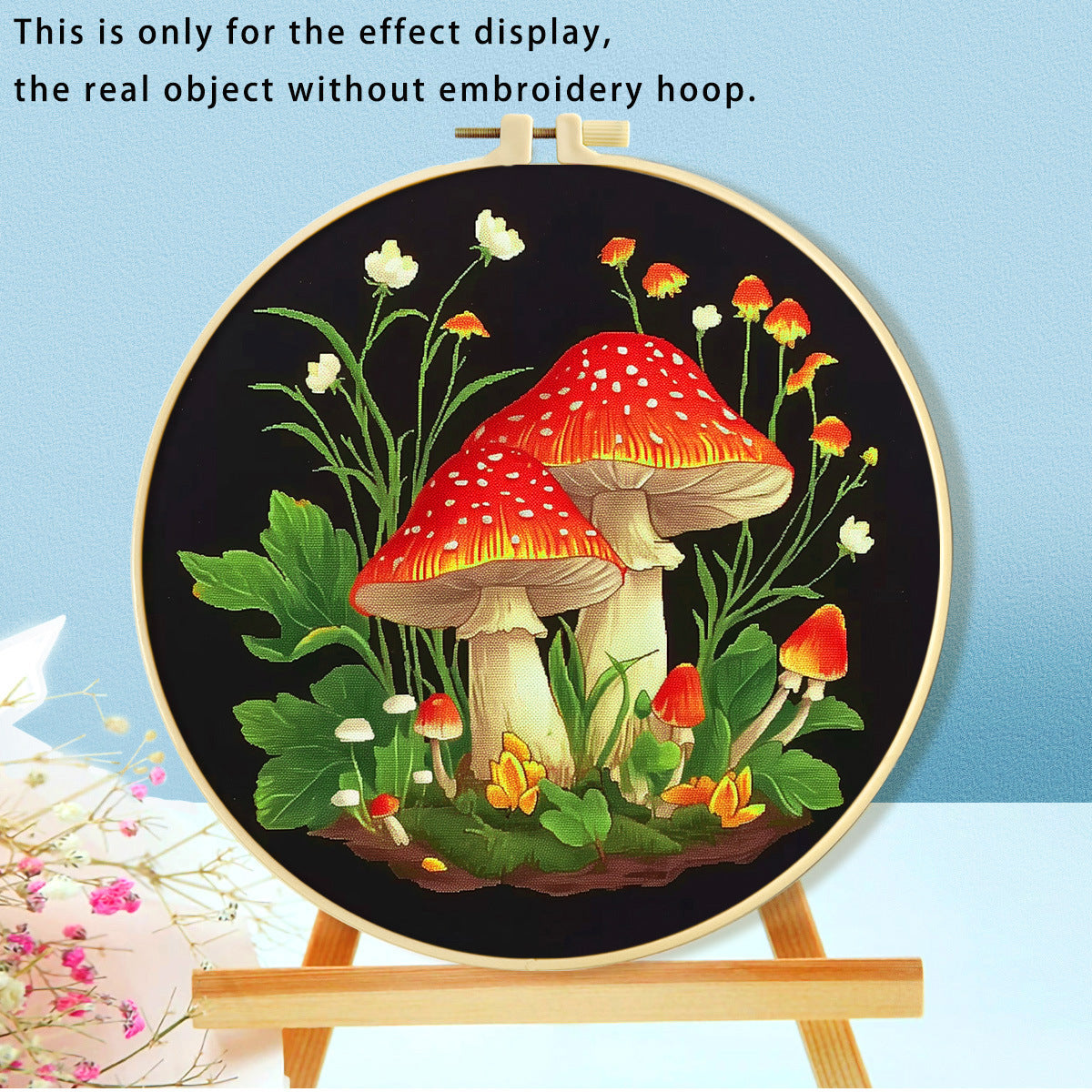 Mushroom Embroidery Art Kit