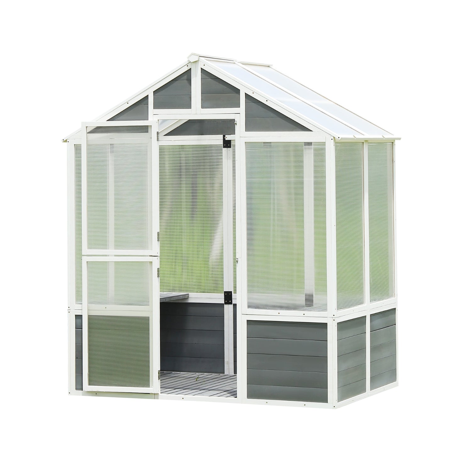 76x48x86Walk In Polycarbonate Greenhouse