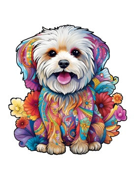Dog Wooden Puzzles STEM KIt