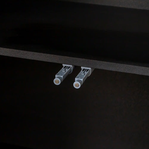 Storage Cabinet With Glass Doors