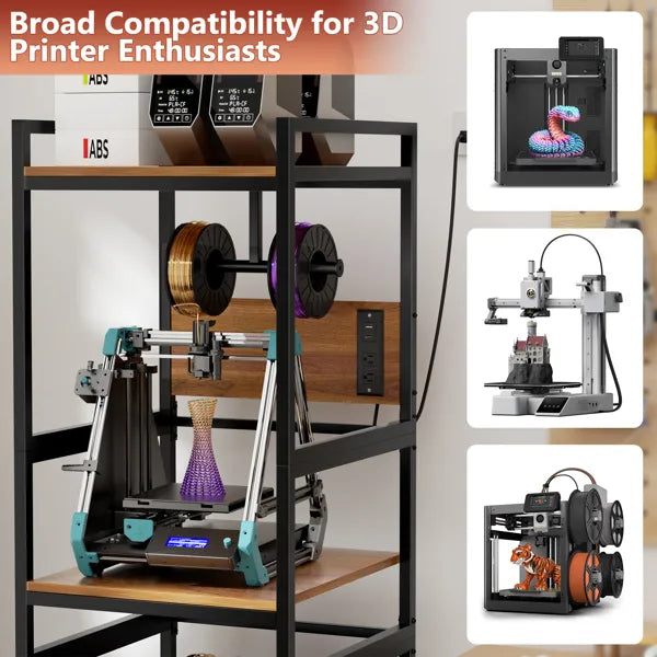 3D Printer Stand With Filament Storage,