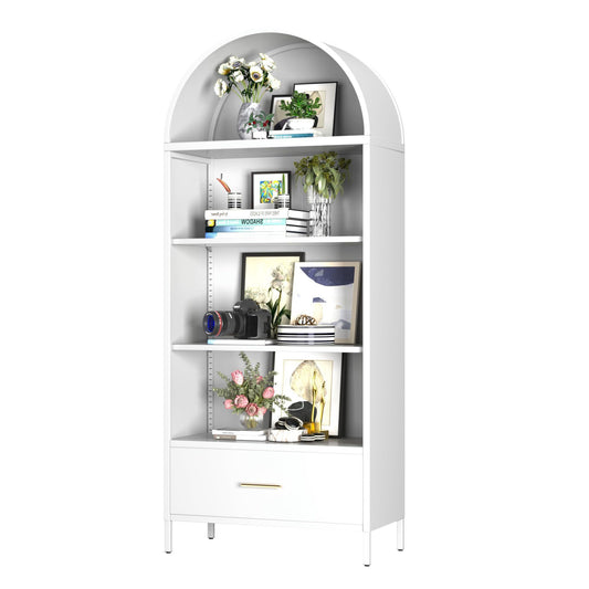 Metal Arched Bookshelf