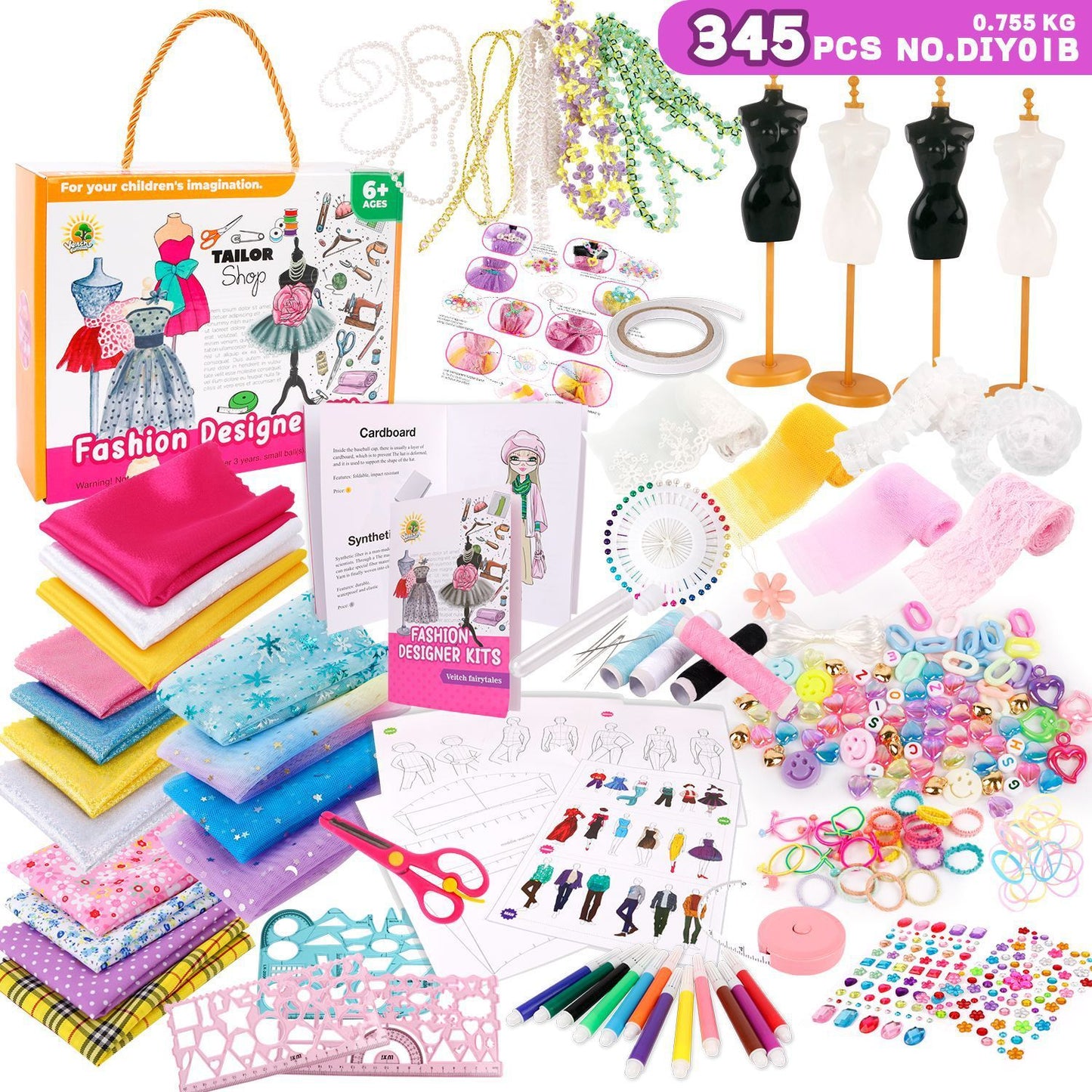 Children's Clothing Design Sewing Kit Toys