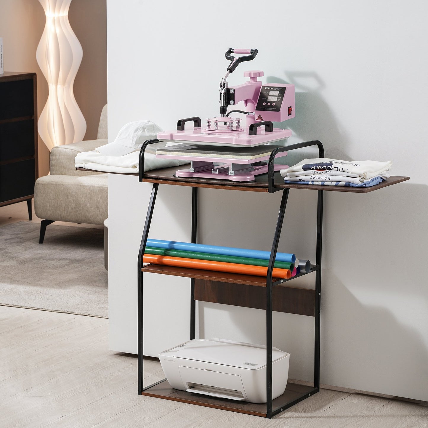 VEVOR Heat Press Machine 12x15 In 5 In 1 Craft Kit