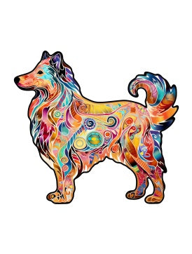 Dog Wooden Puzzles STEM KIt