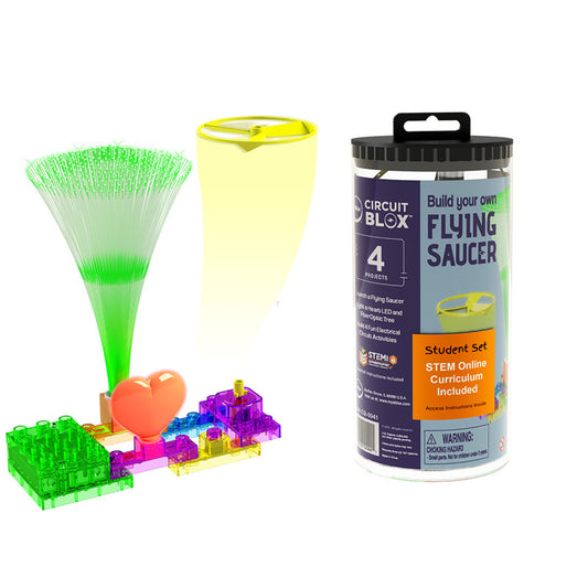 FLYING SAUCER 4 PROJECT STUDENT SET CIRCUIT BLOX STEM KIT