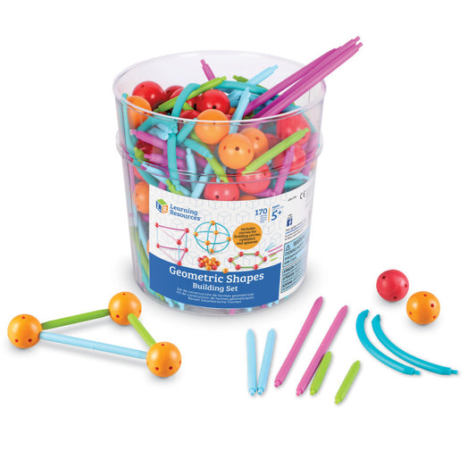 GEOMETRIC SHAPES BUILDING SET MANIPULATIVE