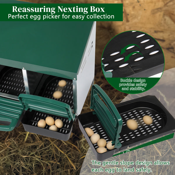 Three compartment Chicken Nesting Box