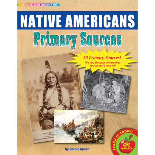 PRIMARY SOURCES NATIVE AMERICANS HISTORY BOOK