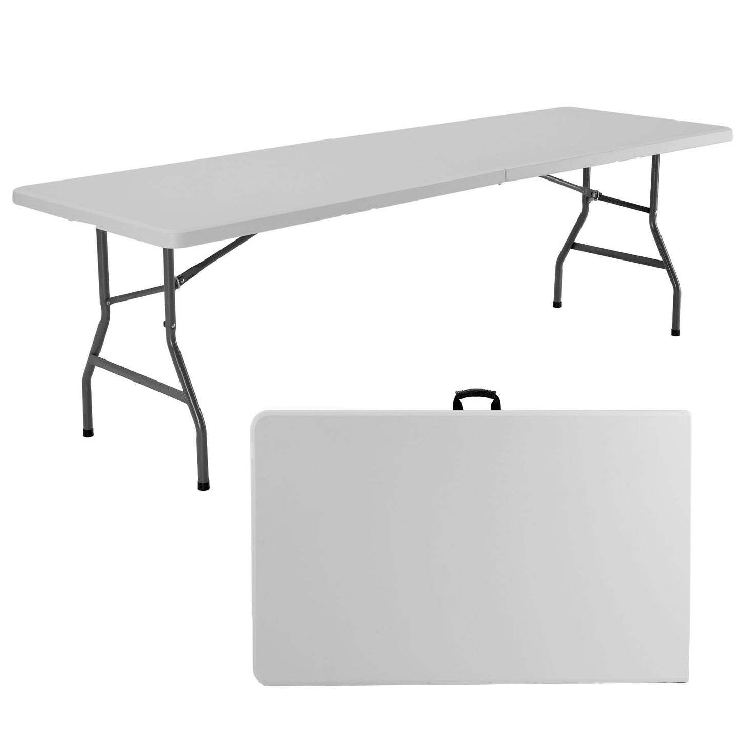 Folding Table Outdoor Indoor Heavy Duty Portable Table With Carrying Handle