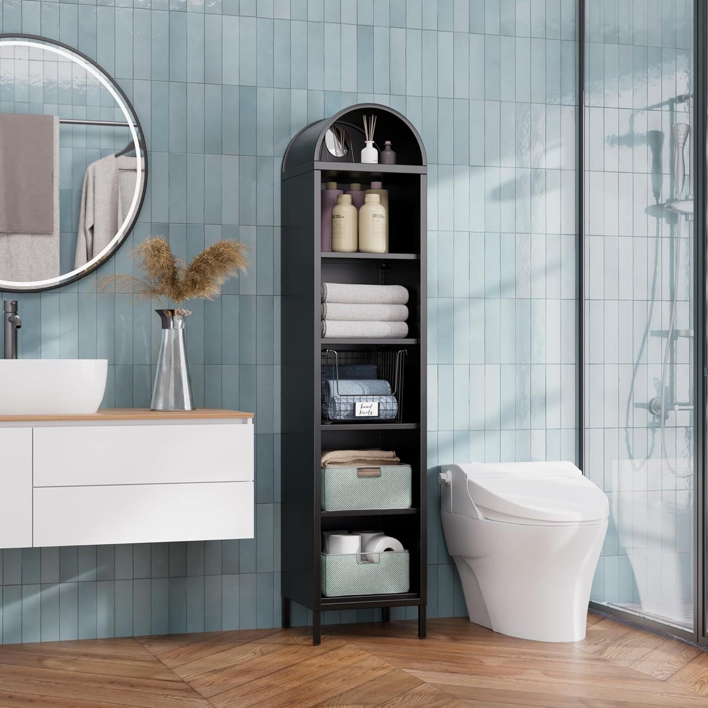 Narrow Arched Bookshelf\