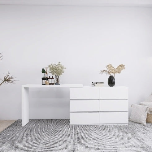 Extended Desktop 6 Drawers