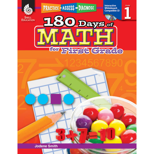 180 DAYS OF MATH GR 1 BOOK