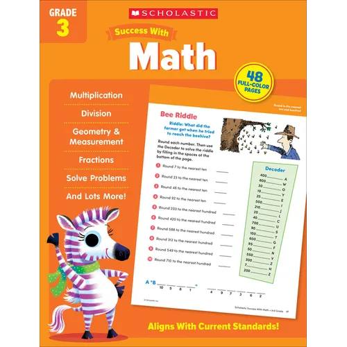 Scholastic Success with Math Grade 3 Workbook