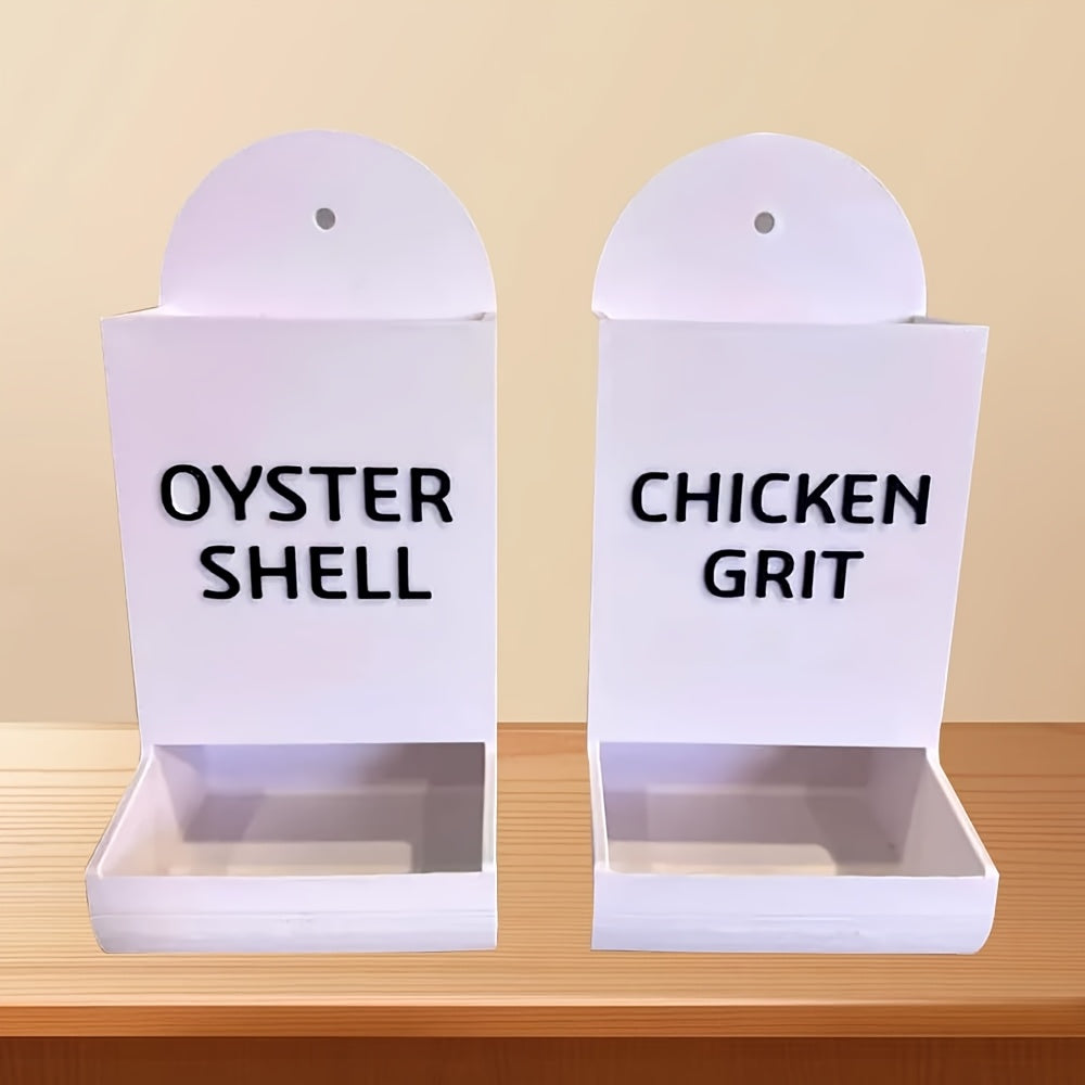 1pc Hanging Oyster Shell & Grit Feeder for Chickens