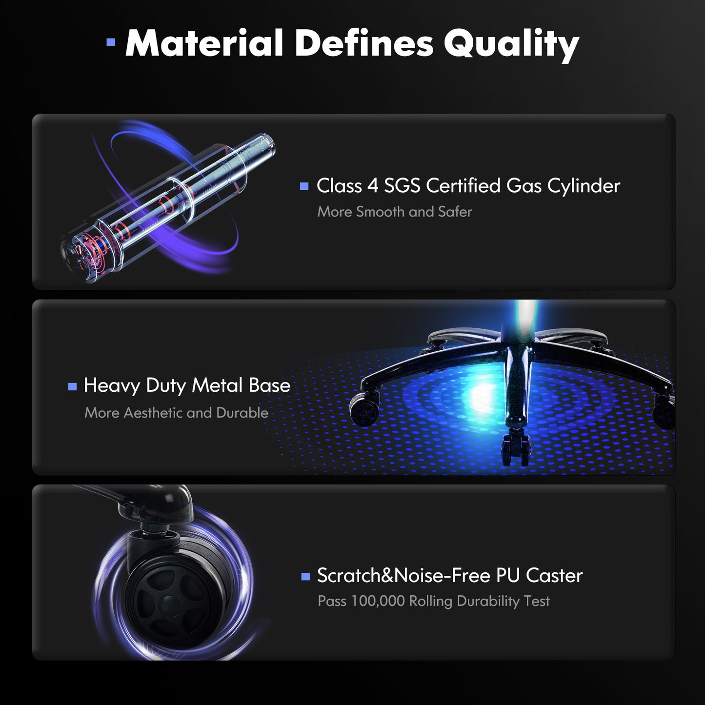 Tall Gaming Chair Racing Computer Gaming Chair