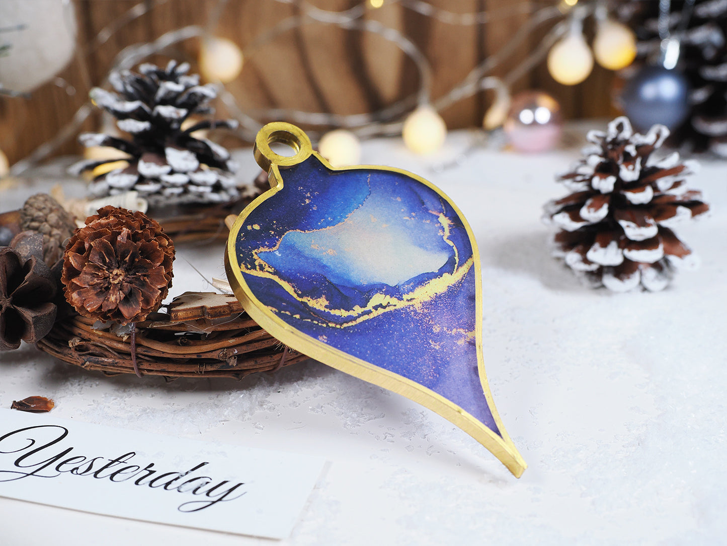 Diy Crystal Resin Christmas Ornament Epoxy Mold