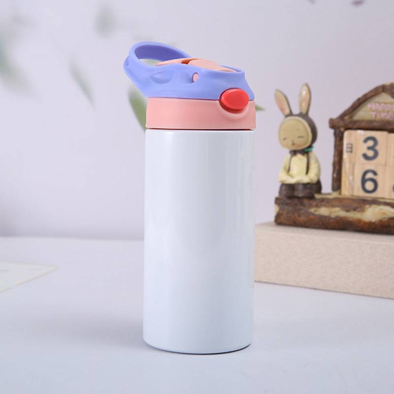 Stainless Steel Children's Straw Cup Sublimation Craft Blank