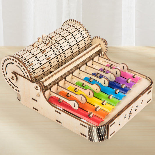 Wooden Piano Puzzle Music STEM Kit