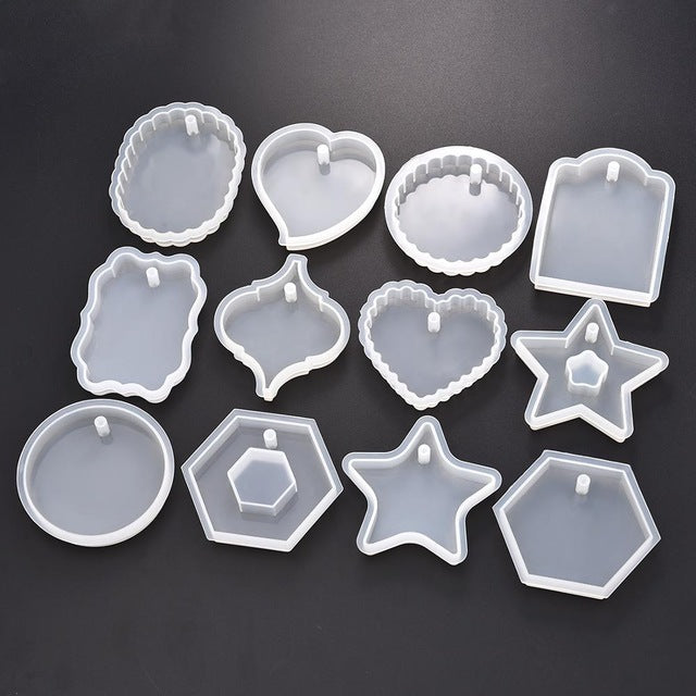 Resin Jewelry Silicone Molds Tools Set UV Epoxy