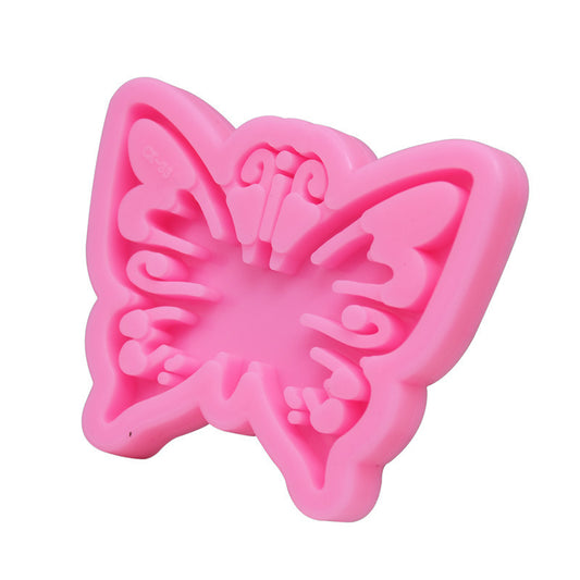 Silicone Mirror Epoxy Butterfly Keychain Mold