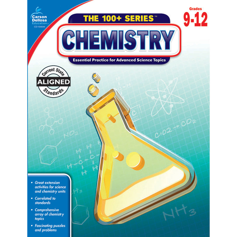 CHEMISTRY WORKBOOK GR 9-12 SCIENCE BOOK