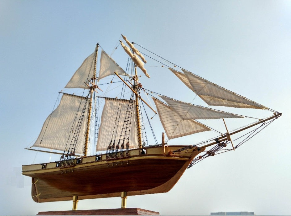 Wooden Antique Boat Building Kit