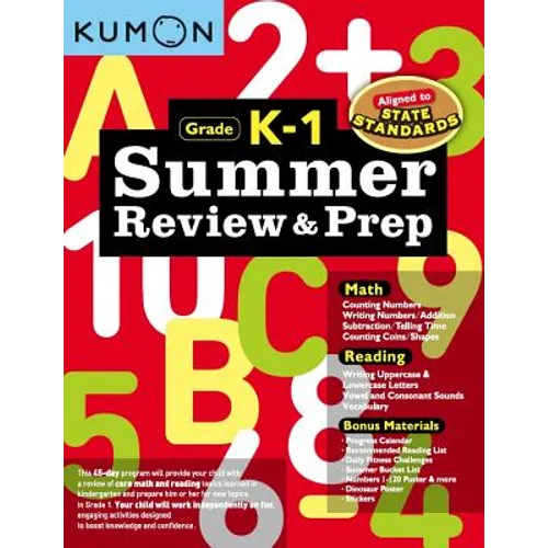 Kumon Summer Review and Prep K-1