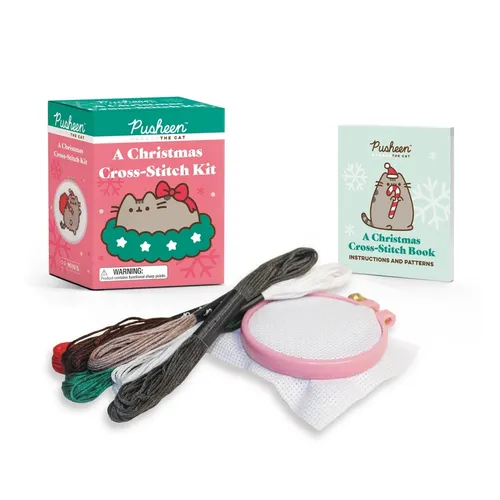 Pusheen: A Christmas Cross-Stitch Kit