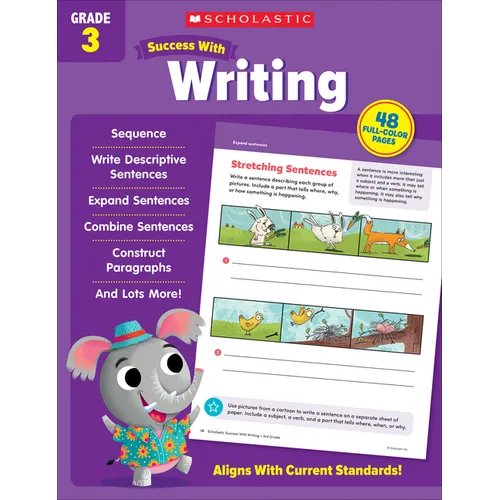 Scholastic Success with Writing Grade 3 Workbook